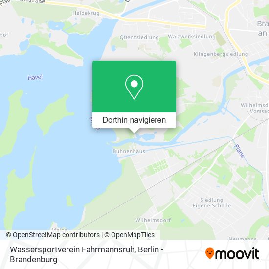 Wassersportverein Fährmannsruh Karte