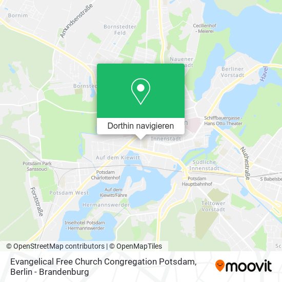 Evangelical Free Church Congregation Potsdam Karte
