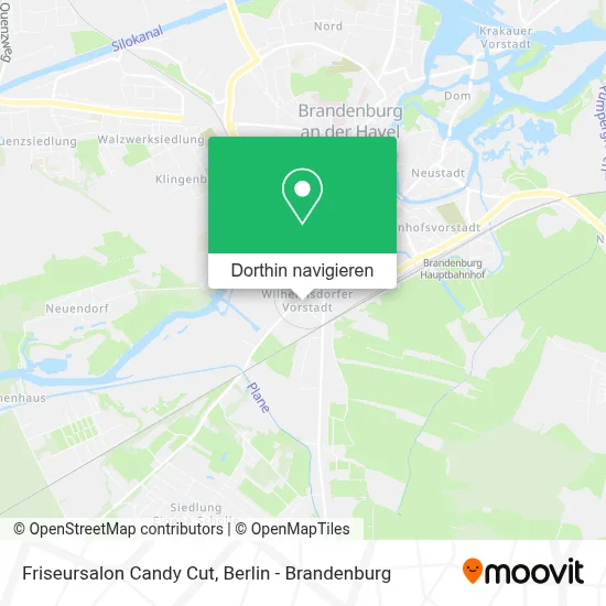 Friseursalon Candy Cut Karte