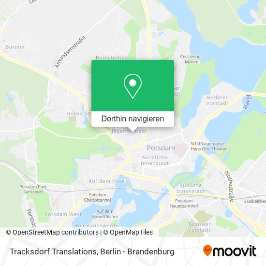 Tracksdorf Translations Karte
