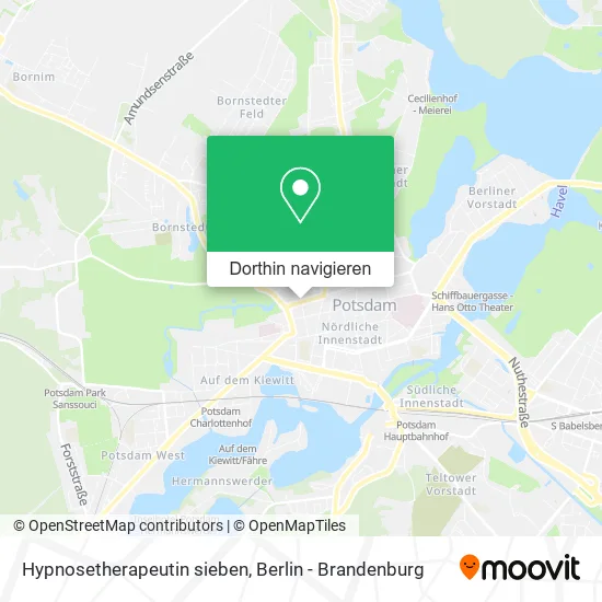 Hypnosetherapeutin sieben Karte