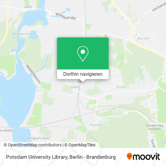 Potsdam University Library Karte