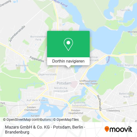 Mazars GmbH & Co. KG - Potsdam Karte
