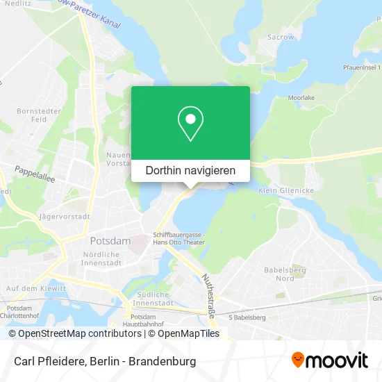 Carl Pfleidere Karte