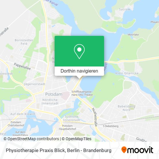 Physiotherapie Praxis Blick Karte