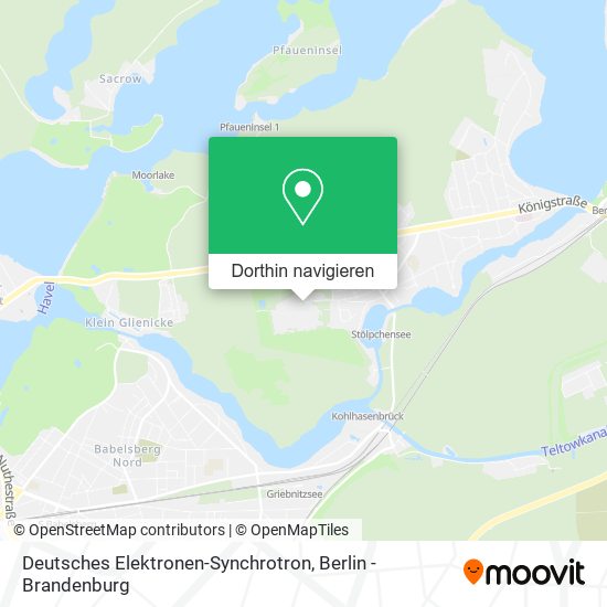 Deutsches Elektronen-Synchrotron Karte