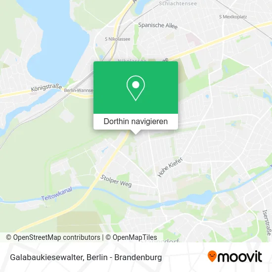 Galabaukiesewalter Karte