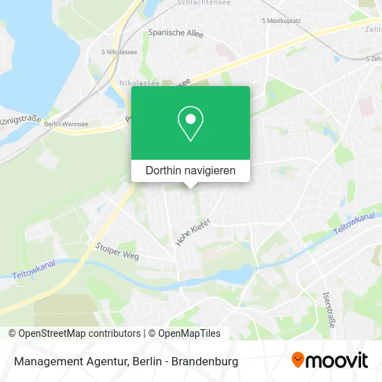 Management Agentur Karte