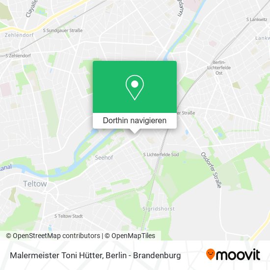 Malermeister Toni Hütter Karte