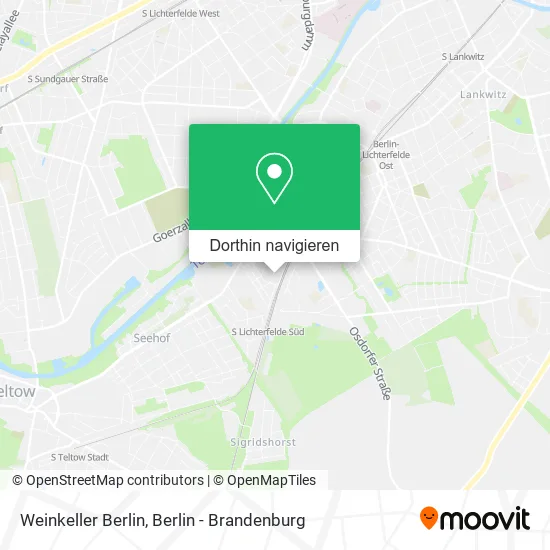 Weinkeller Berlin Karte