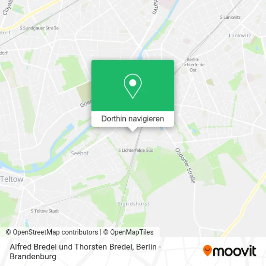 Alfred Bredel und Thorsten Bredel Karte