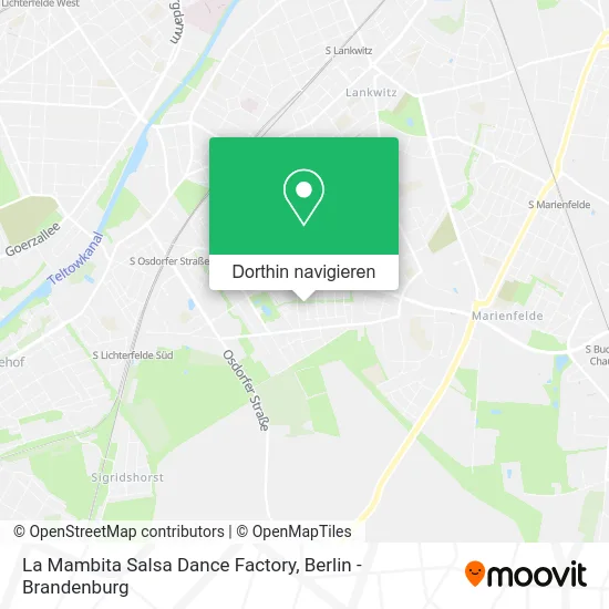 La Mambita Salsa Dance Factory Karte