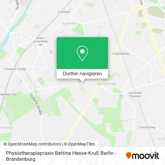 Physiotherapiepraxis Bettina Hesse-Krull Karte