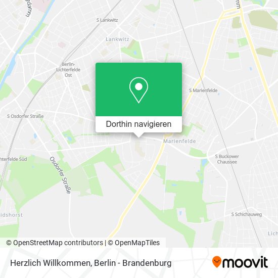 Herzlich Willkommen Karte