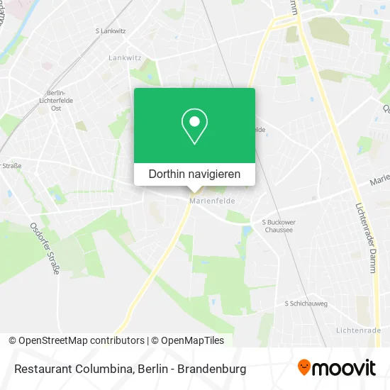 Restaurant Columbina Karte