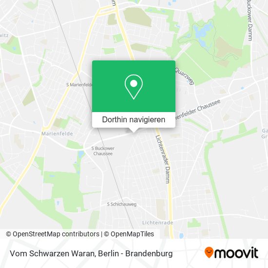 Vom Schwarzen Waran Karte