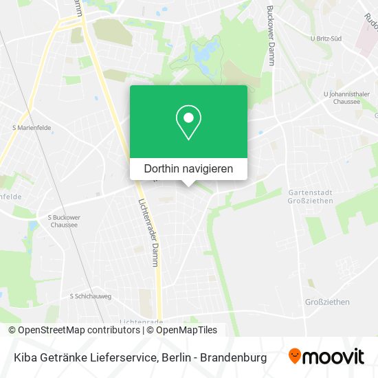 Kiba Getränke Lieferservice Karte