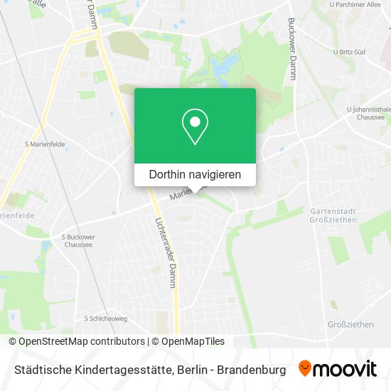 Städtische Kindertagesstätte Karte