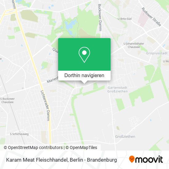 Karam Meat Fleischhandel Karte