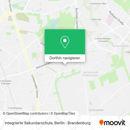 Integrierte Sekundarschule Karte