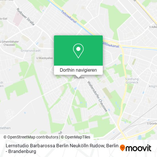 Lernstudio Barbarossa Berlin Neukölln Rudow Karte