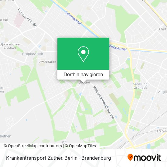 Krankentransport Zuther Karte