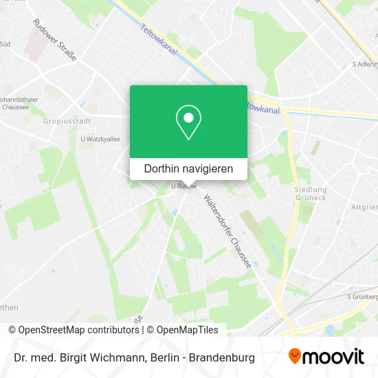 Dr. med. Birgit Wichmann Karte