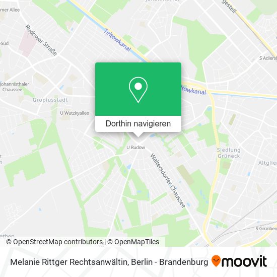 Melanie Rittger Rechtsanwältin Karte