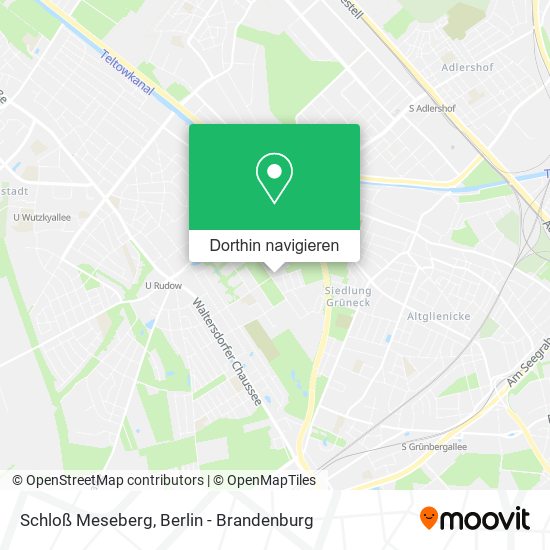 Schloß Meseberg Karte