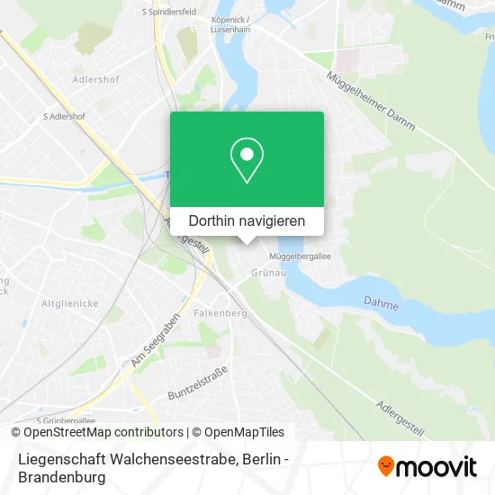 Liegenschaft Walchenseestrabe Karte