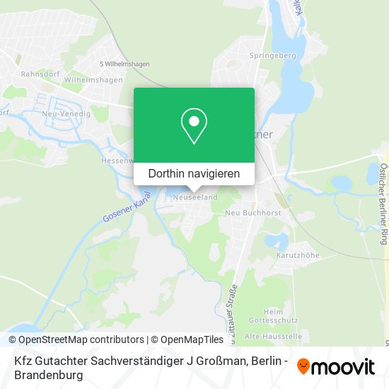 Kfz Gutachter Sachverständiger J Großman Karte