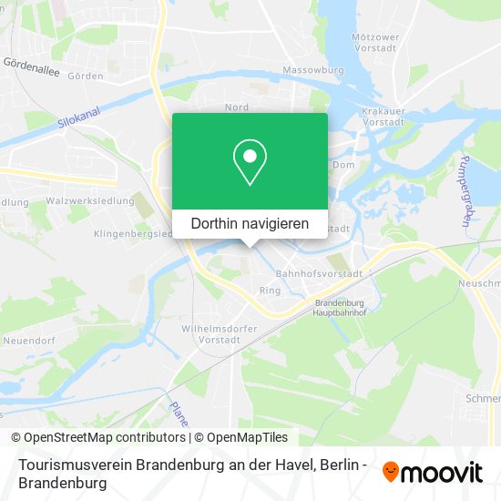 Tourismusverein Brandenburg an der Havel Karte