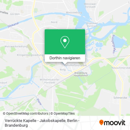 Verrückte Kapelle - Jakobskapelle Karte
