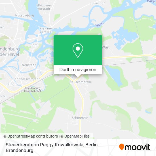 Steuerberaterin Peggy Kowalkowski Karte