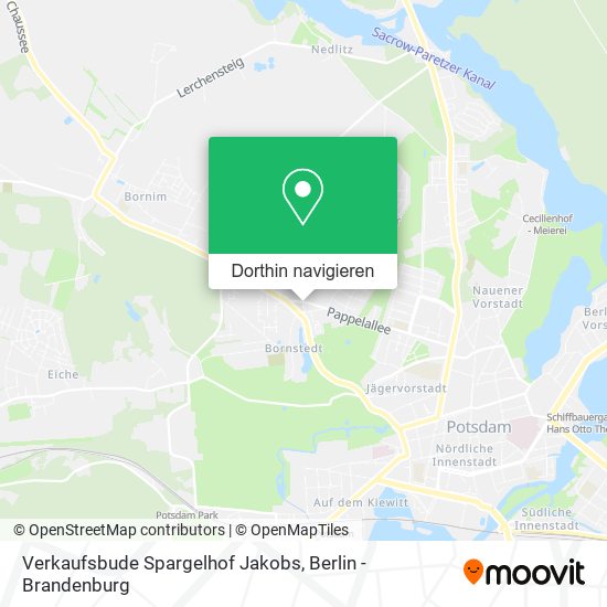Verkaufsbude Spargelhof Jakobs Karte
