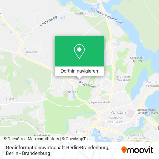 Geoinformationswirtschaft Berlin-Brandenburg Karte