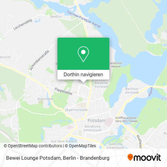 Bewei Lounge Potsdam Karte
