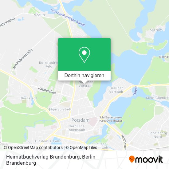 Heimatbuchverlag Brandenburg Karte