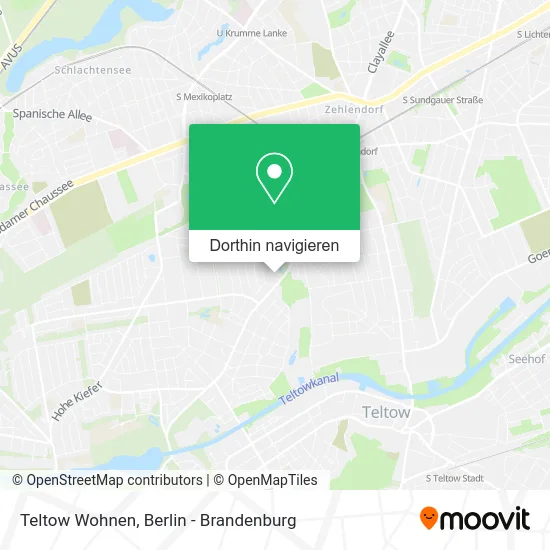 Teltow Wohnen Karte