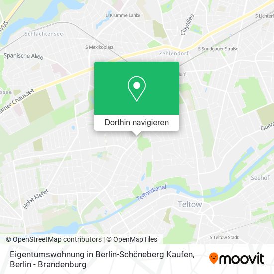 Eigentumswohnung in Berlin-Schöneberg Kaufen Karte