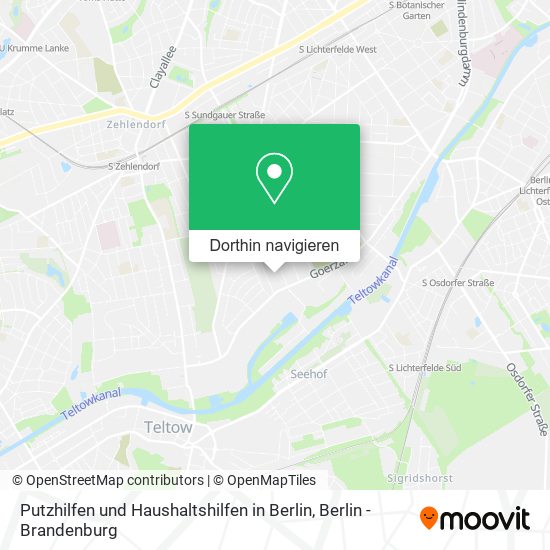 Putzhilfen und Haushaltshilfen in Berlin Karte