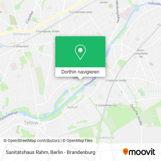 Sanitätshaus Rahm Karte