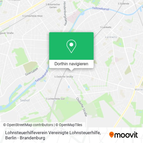 Lohnsteuerhilfeverein Vereinigte Lohnsteuerhilfe Karte