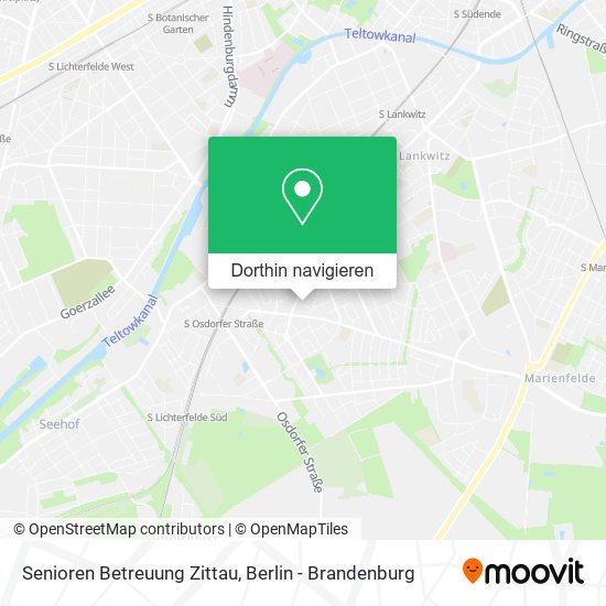 Senioren Betreuung Zittau Karte