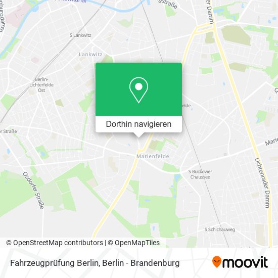 Fahrzeugprüfung Berlin Karte