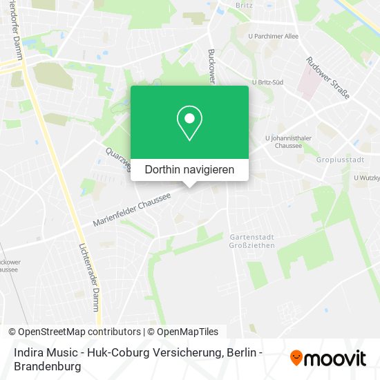 Indira Music - Huk-Coburg Versicherung Karte