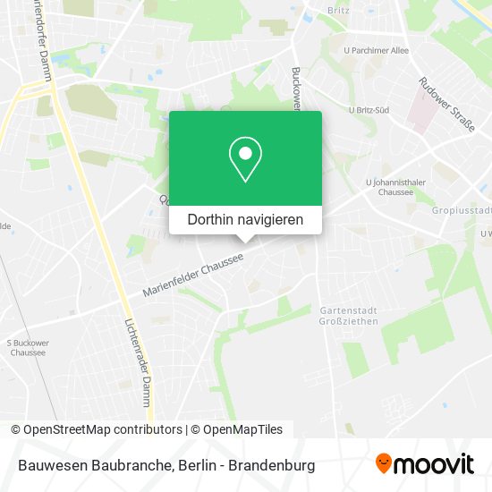 Bauwesen Baubranche Karte