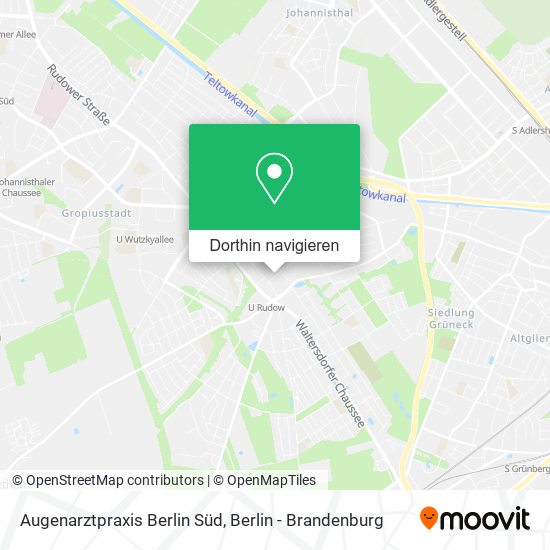 Augenarztpraxis Berlin Süd Karte