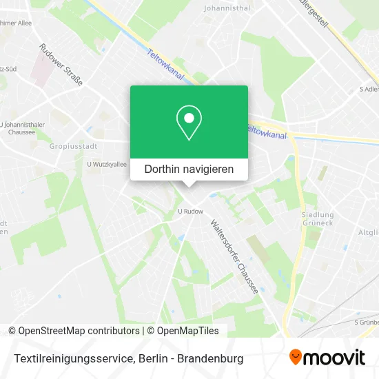 Textilreinigungsservice Karte