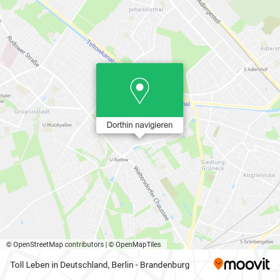 Toll Leben in Deutschland Karte